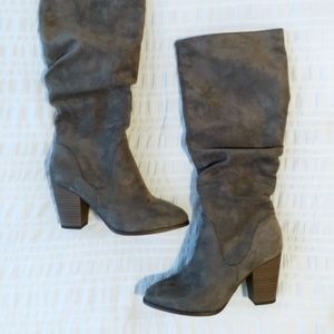 Never-Worn Brown Suede Boots